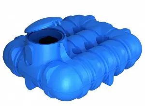 Пластиковая емкость ЭкоПром подземная R 3000 (Синий) 1